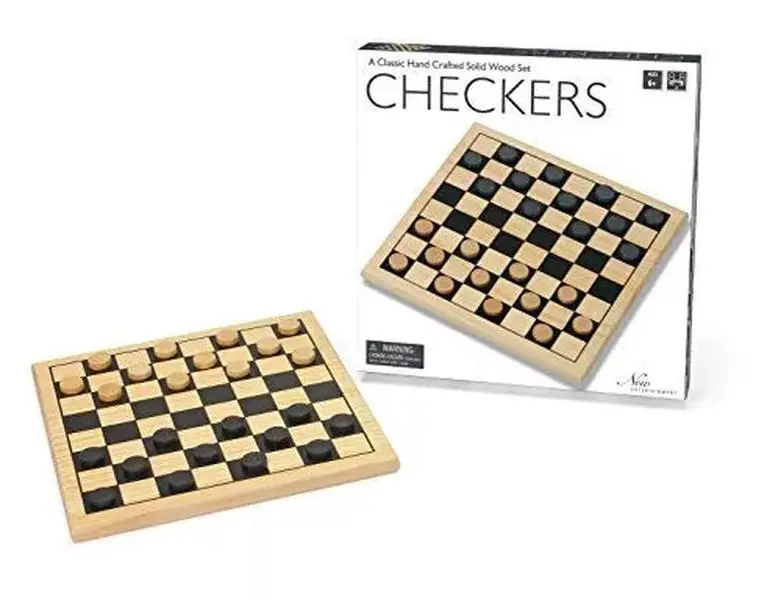 Wooden Checkers
