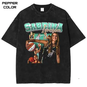 Sabrina Ionescu Graphic Tee, Basketball Vintage T-Shirt, Game Day Shirt, Stylish Crew Neck Short Sleeve T-Shirt, Unisex Streetwear for Men Women,Trending, All Size, Gift Basketball fans