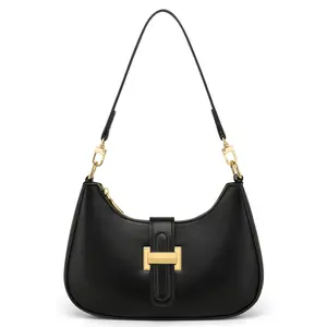 KKXIU Shoulder Bag for Women - Small Purse for Women Vegan Leather Hobo Handbag, Crescent Bag with Removable Strap