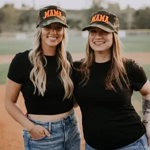Foam Camo Neon Mama Trucker