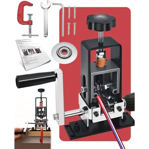 Wire Stripper Machine, 0.06-1 inch Manual Wire Stripping Machine with Replacement , Drill  Hand Crank  Stripper Tool for Electric  Stripping & Scrap Copper Recycling