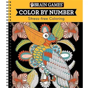 Brain Games - Color by Number: Stress-Free Coloring (Orange)