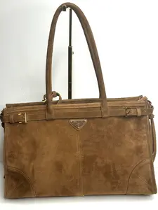 Pre-owned PRADA SUEDE Shoulder Bags Large Bonnie shoulder bag