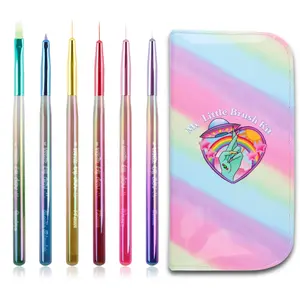 “MY LITTLE” BRUSH KIT 7 PIECE NAIL ART TOOLS