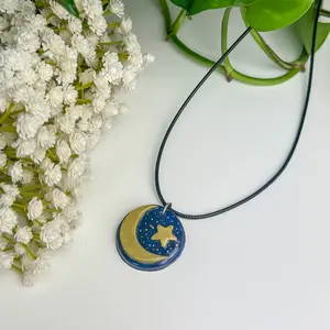 Moonlight Clay Pendant