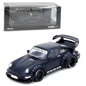 Inno64 RWB 964 Darth Vader Matt Black 1:64 Scale Diecast Model Car
