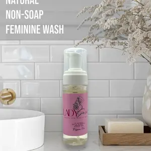Lady Garden Feminine Wash - Fragrance Free Non Soap Gentle Feminine Cleanser with Calendula and Chamomile for Soothing and Calming Intimate Area