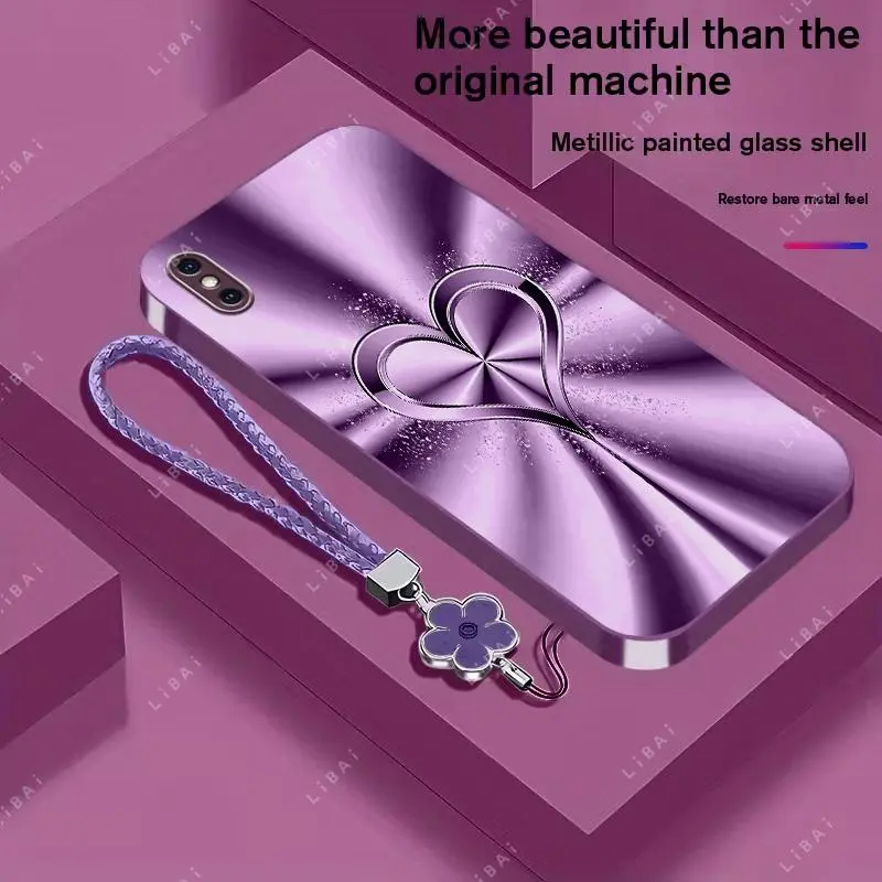Suitable for[iPhone Xs Max], includes a free lanyard and a brand new phone case, available in multiple colors,drop-proof and fingerprint-proof YM99