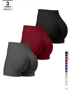 Women's Seamless Butt Lifting Gym Shorts, Perfect for Gym Workout and Cycling, Tight Pants for Summer Runs