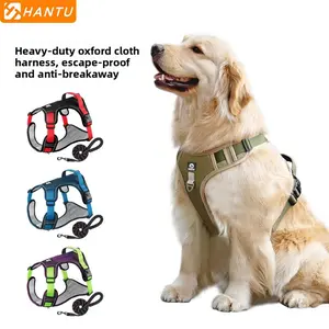 Vest-style Large Dog Harness, Anti-pull Adjustable Pet Harness with Dog Leash, Pet Supplies