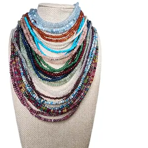 Double strand beaded Semi-Precious Gemstones
