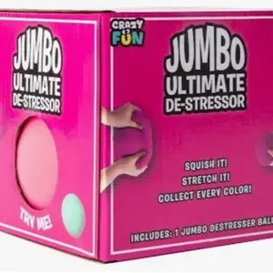 Crazy fun jumbo destressor XL stress relief toy