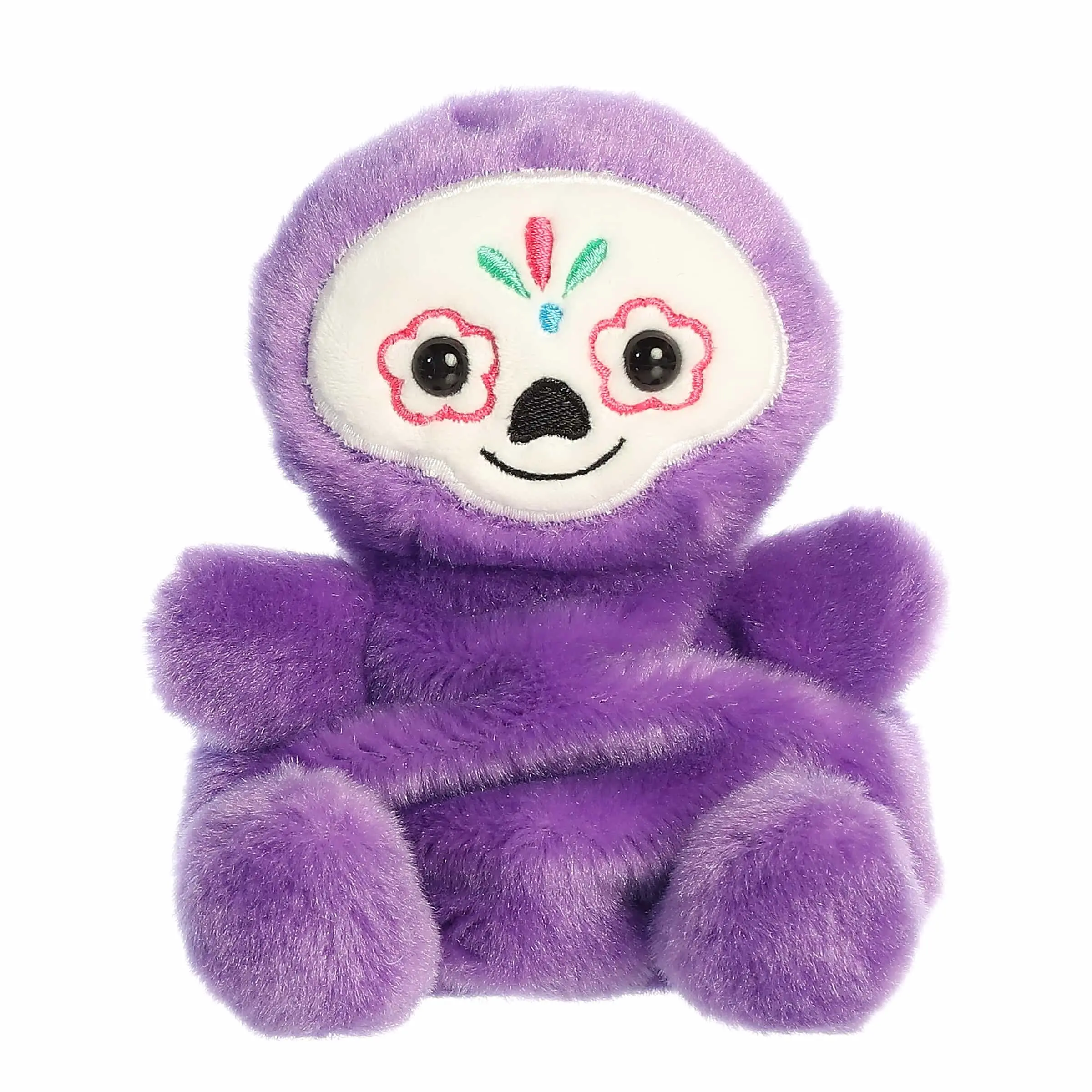 Palm Pals Spooky Sonia Sugar Skull 5 inch Purple Mini Soft Plush Collectable Stuffed Animal