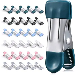 Heavy Duty Clothespins 30 Pack Stainless Steel Clips for Laundry & Food Bags Durable & Versatile