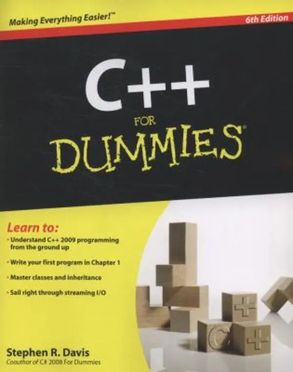 USED Book - C++ for Dummies by Stephen R. Davis (Paperback) - english
