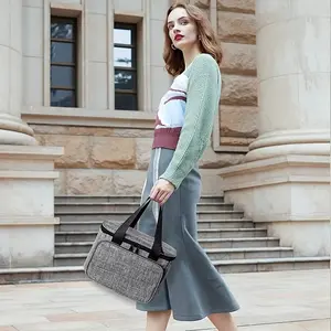 Large Capacity Multifunctional Accessories Bag, Convenient Handheld Storage Pouch, Ideal for Mug Press Machine & Blanket Organization