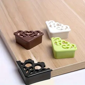 8pcs Silicone Corner Guards with Elegant Hollow Flower Design -, Stylish Table Edge Protectors for Safety and Decor