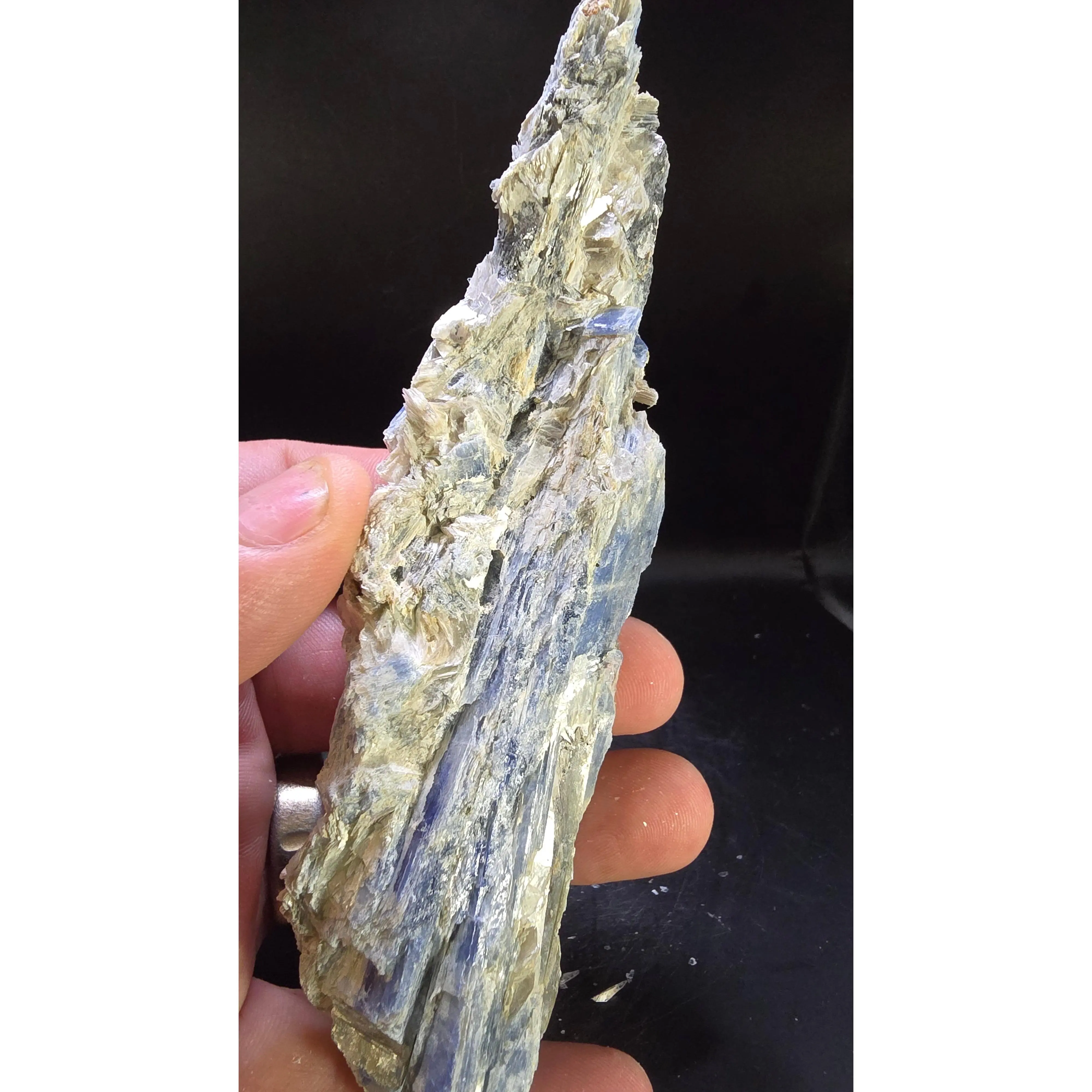 Blue Kyanite in Quartz – Minas Gerais, Brazil – 0.45 lbs
