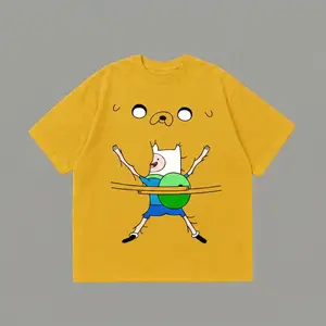 Vintage Adventure Time Graphic T-Shirt - Y2k Streetwear, Retro 90s Cartoon Vintage Urban Tee
