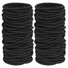 Solid Color Hair Tie (100pcs), High Stretch Durable Hair Tie, Durable Accessories for Women & Girls, Minimalist Headwear Suitable for Thick Hair, Elastic Hair Accessory, Hair Rubber Bands, Thick Hair Ties, Bulk Hair Ties