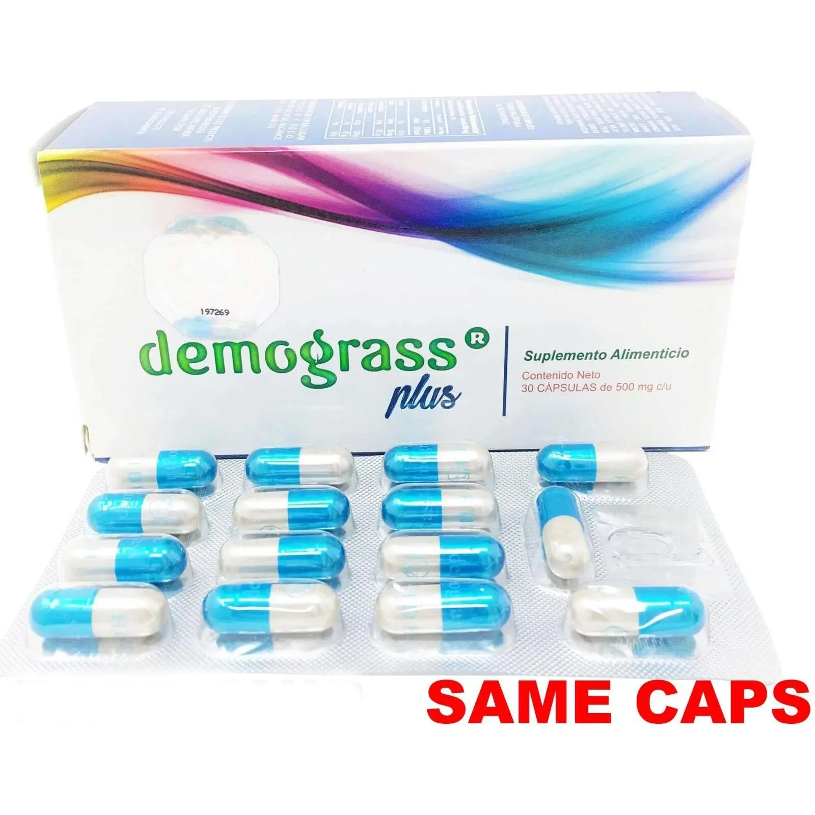 Demograss Plus Original Formula Wellness Supplement - Daily Nutritional Support, 30-Day Supply, Capsules with Minerals V.C. from Natural Sources, Prop 65 Safe, Supports Metabolism