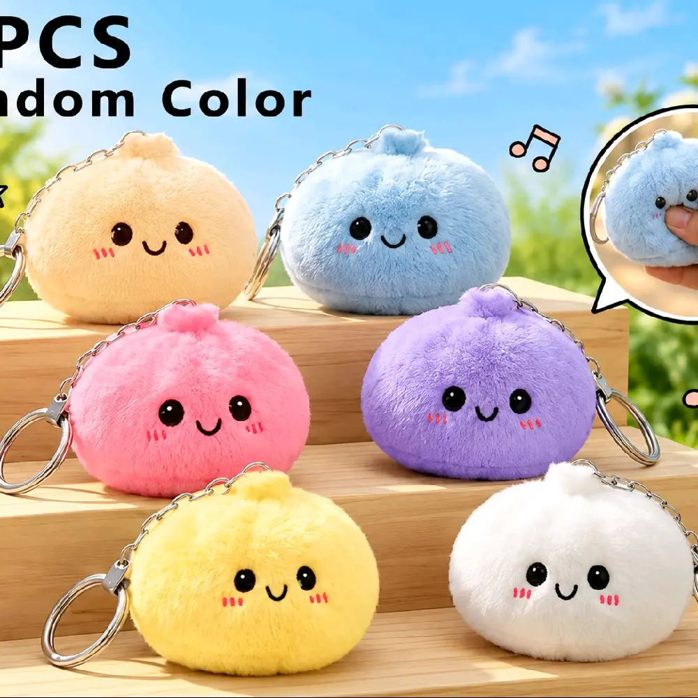 6PCS Cute Dumpling Keychain