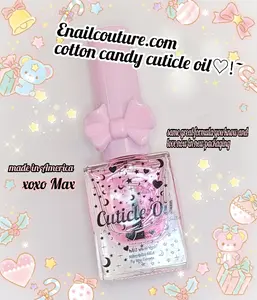 Cotton Candy Cutie Cuticle Oil  Cuticle Oil Vitamin E Vitamin B Nail Strengthener Cuticle Revitalizing Oil-Nourish Soothe & Moisturize-Nourishes and Moisturizes Dry Nails and Cuticles