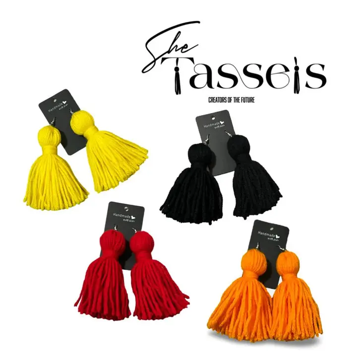 Solid Colors Tassel Earrings Solid Colors Tassel Earrings