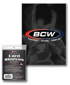 BCW Card Penny/ Soft Sleeves - Standard - 2 5/8 x 3 5/8 - 100pk