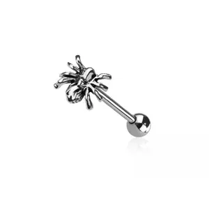 Spider Tongue Barbell - 316L Stainless Steel