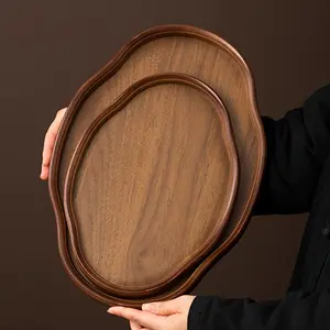 Style Irregular Dry Tea Plate Tray for Restaurant Hotel Serving Tray, Home Living Room Tea Cup Water Cup Dish Storage Tray, for Living Room Bedroom Desktop Gift Restaurant Hotel Tea Party Office Decoration