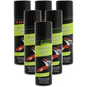 First Line Gloss Coat 11 oz (6 Pack) - Scented Clear Coat Aerosol  - High Gloss Protective Finish for UTV, ATV, Automotive & Powersports.