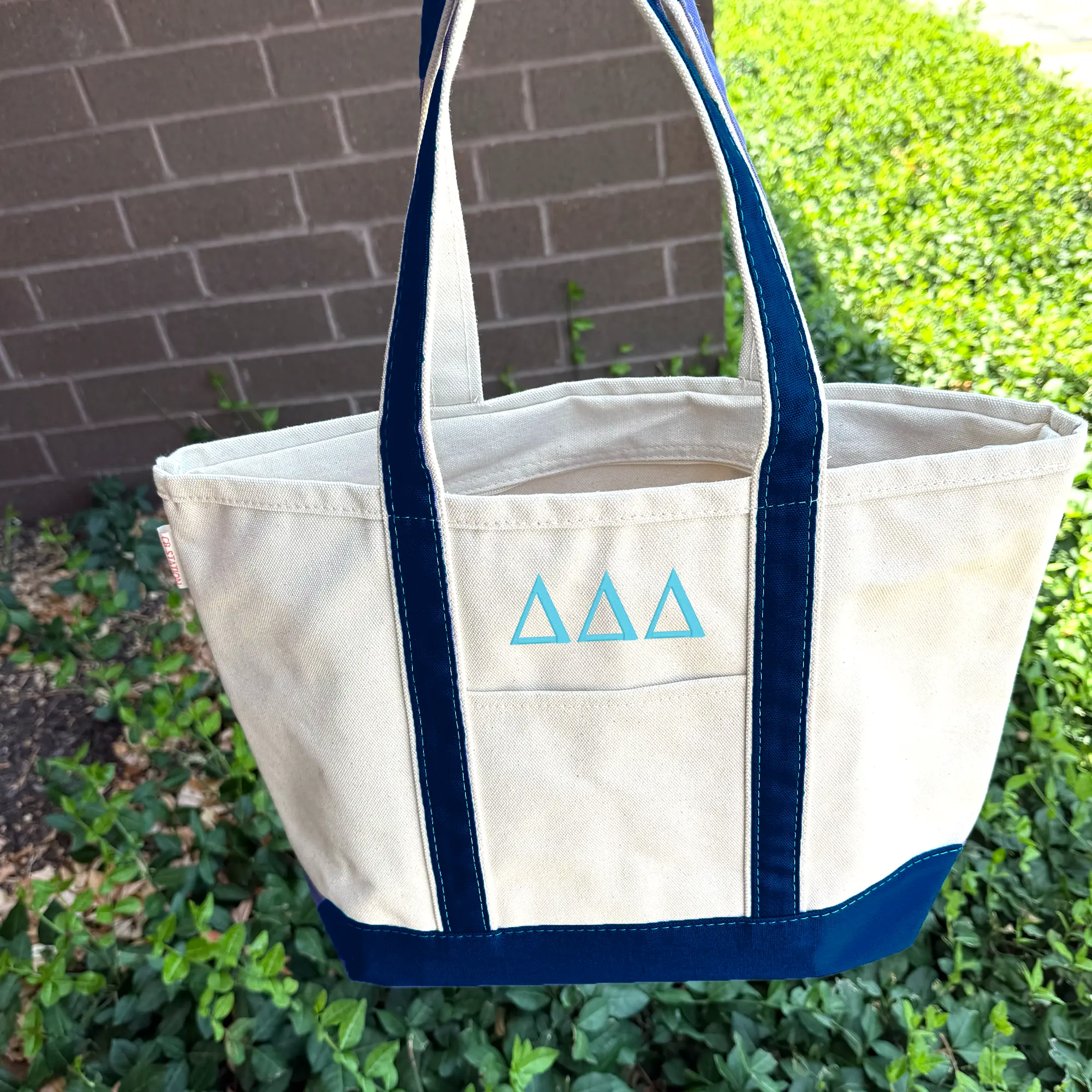 Delta Delta Delta - Embroidered Classic Tote Bag