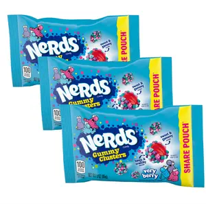 Nerds Gummy Clusters Very Berry 3oz Snack Candy