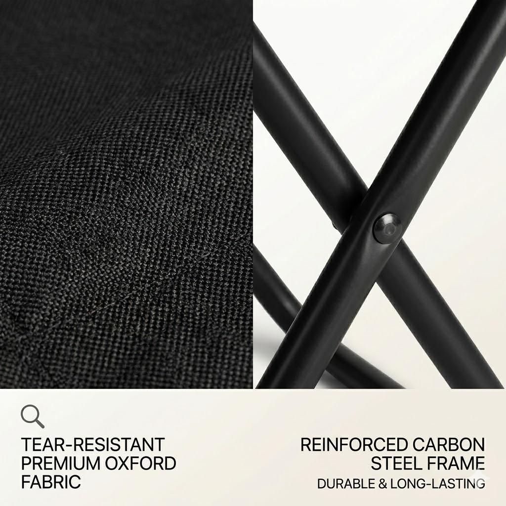 Pocket-Size Folding Stool Ultralight Camping Chair, Mini Portable Collapsible Seat for Fishing and Outdoor Activities, Compact Backpacking Stool Fits in Pocket, Lightweight Travel Bench for Adults