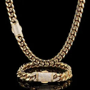 12 mm Hip Hop Luxury Cuban Link Bracelet for Men – Stainless Steel/Silver, Durable Clasp, Non-Tarnishing, Premium Style