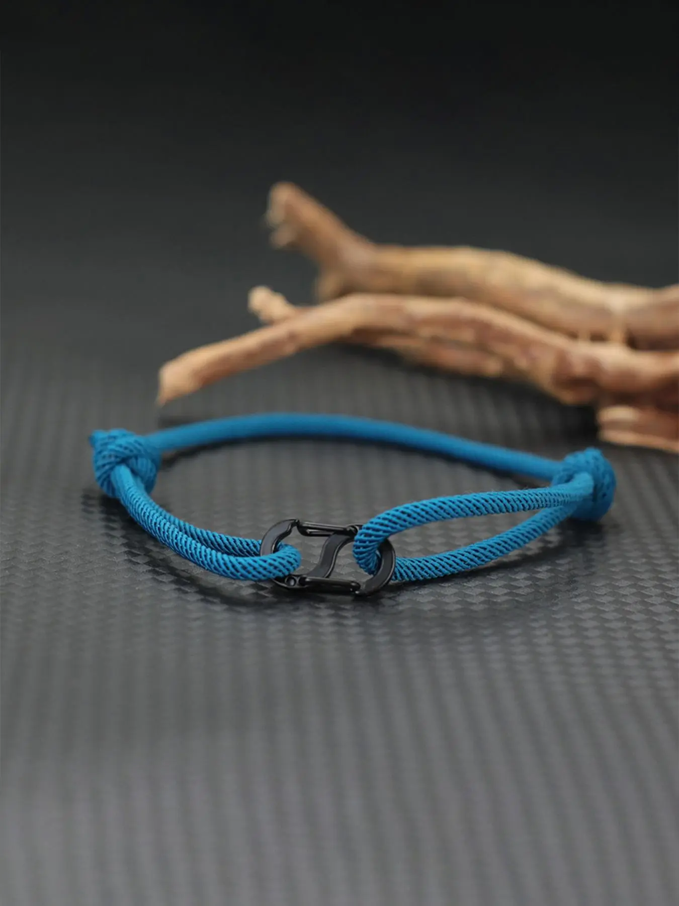 Men's Simple Paracord Rope Bracelet, Adjustable Climbing Buckle Bracelet, Fashion Accessories for Men & Women, Perfect Gift for Camping and Survival