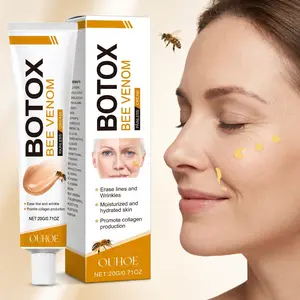 Bee Venom Face Cream, Firming Facial Moisturizer, Helps Improve Fine Lines and Wrinkles, Deep Hydration Skin Care Cream for Smoother Looking Skin, Suitable for All Skin Types, 0.71 Oz Moisture