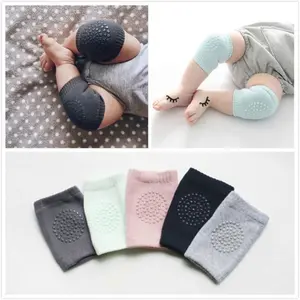 5-Pair Anti-Slip Solid Baby Knee Pads, Infant & Toddler Safety Protectors, Baby Accessories for Crawling, Elbow & Leg Cushion Warmers,summervibes