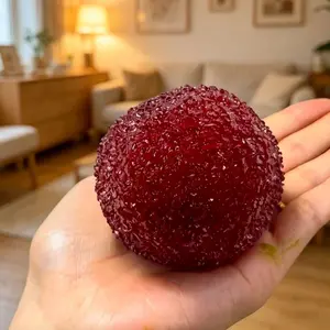 Crunchy Squishy Stress Ball, Waxberry moldable Crunchy Stress Balls,Ice Skin Fidget Sensory Toys, Satisfying Squishy Relaxing Fidget