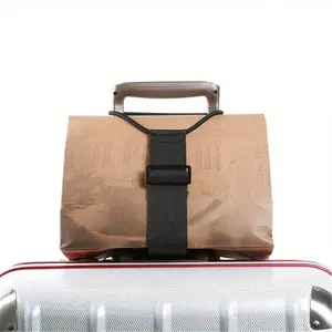 1pc，Luggage packaging with travel bag fixing strap, luggage elastic rope binding strap, luggage strapping strap, Travel Essentials, Durable Travel Accessory