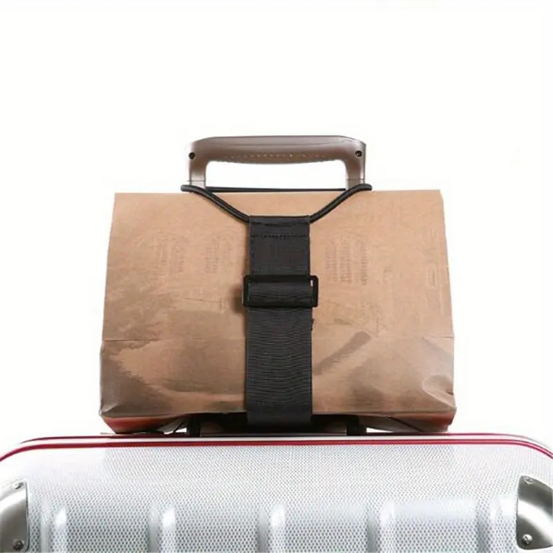 1pc，Luggage packaging with travel bag fixing strap, luggage elastic rope binding strap, luggage strapping strap, Travel Essentials, Durable Travel Accessory, Traveling Essentials