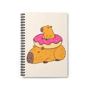 Cute Capybara Notebook – Donut Capy Cozy Journal