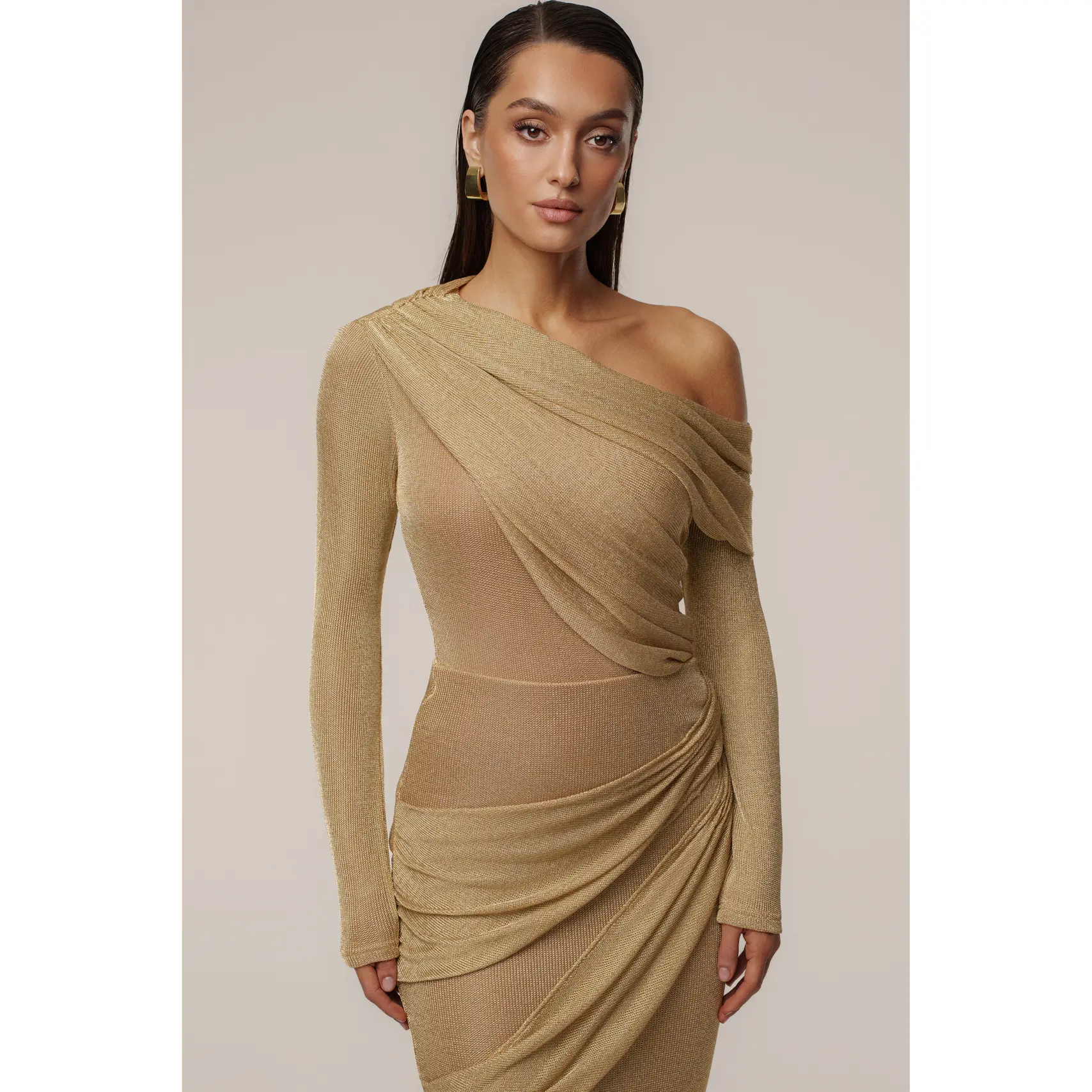 Gold Opulent Metallic Bodysuit