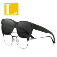 Matte Green Frame Grey Lens