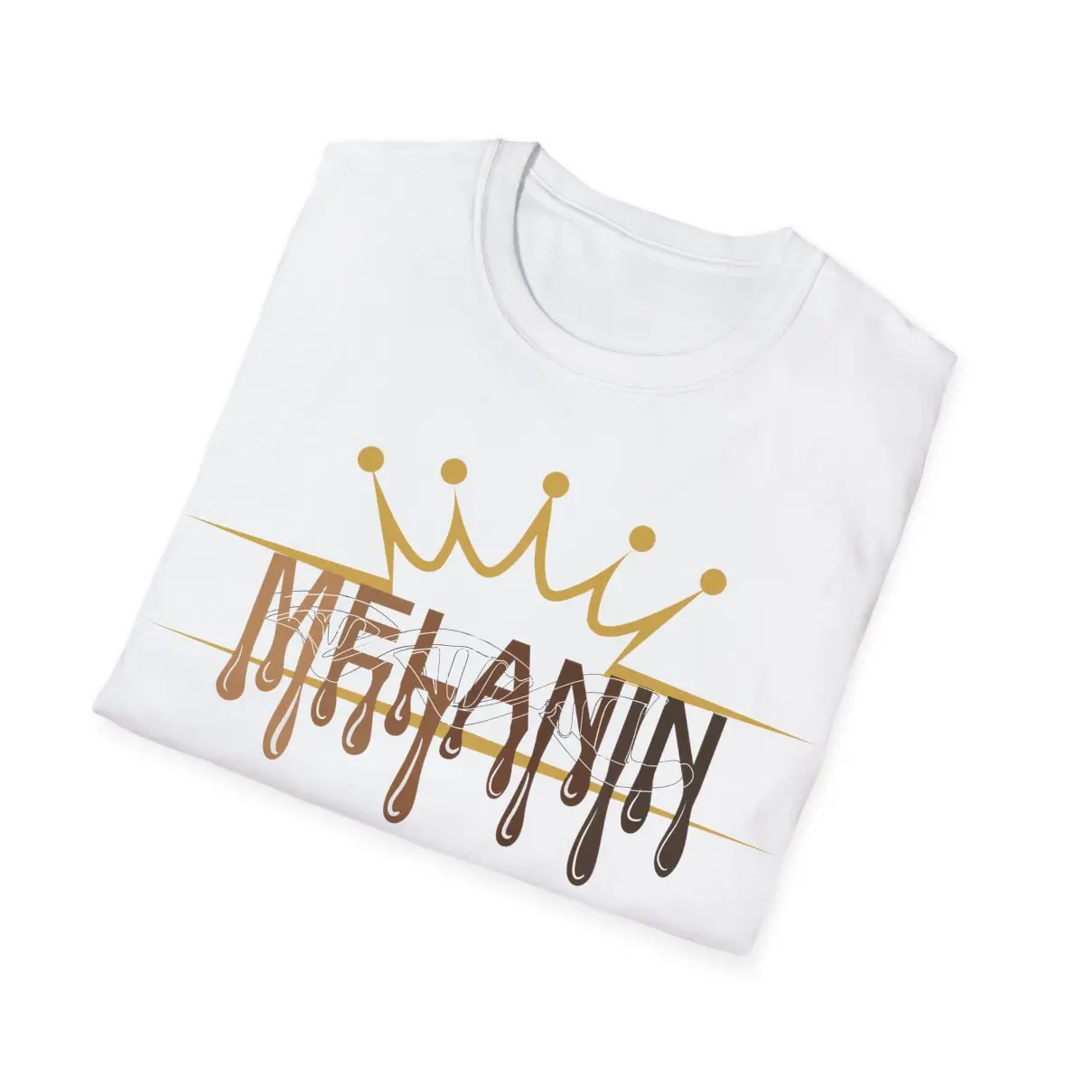 BHM Melanin T-Shirt - King DNA shirt / Melanin DNA Shirt / Juneteenth Black History Shirt / Melanin King Shirt / Melanin Queen Shirt Casual Classic Cotton Fabric Menswear Top Unisex Soft