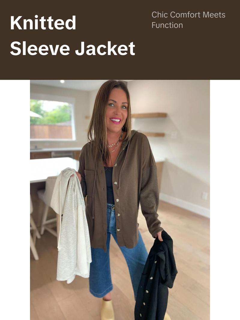 Best Selling Rowan Knit Sleeve Jacket in Three Colors