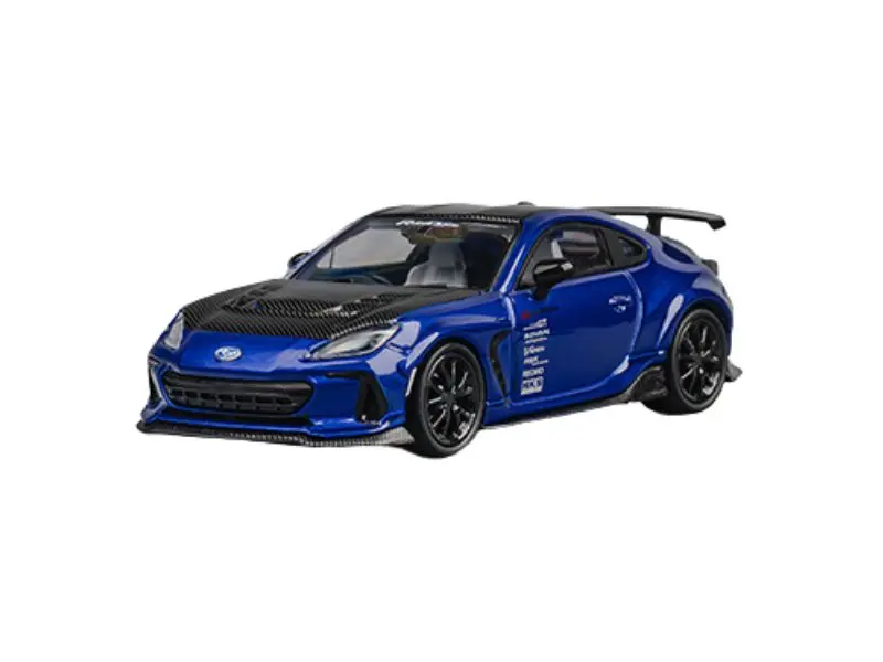 Subaru BRZ Varis Widebody – Blue Diecast 1:64 Scale Model - CM Model CM64-BRZ-08