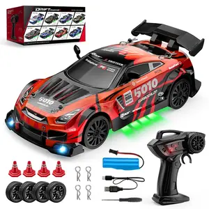 2.4g Remote Control Race Car, Drift Tricks, Realistic Scale, Two-Speed Gear, Cool Lights, Unisex Gift, Ages 3+, Includes Box
