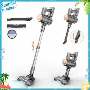 [Summervibes] N8 Cordless Stick Vacuum Cleaner 25Kpa 40 Mins Runtime Lightweight Stick Vacuum,Self-Standing Rechargeable Vacuum Cleaners for Pet Hair,Carpet,Hardwood Floor